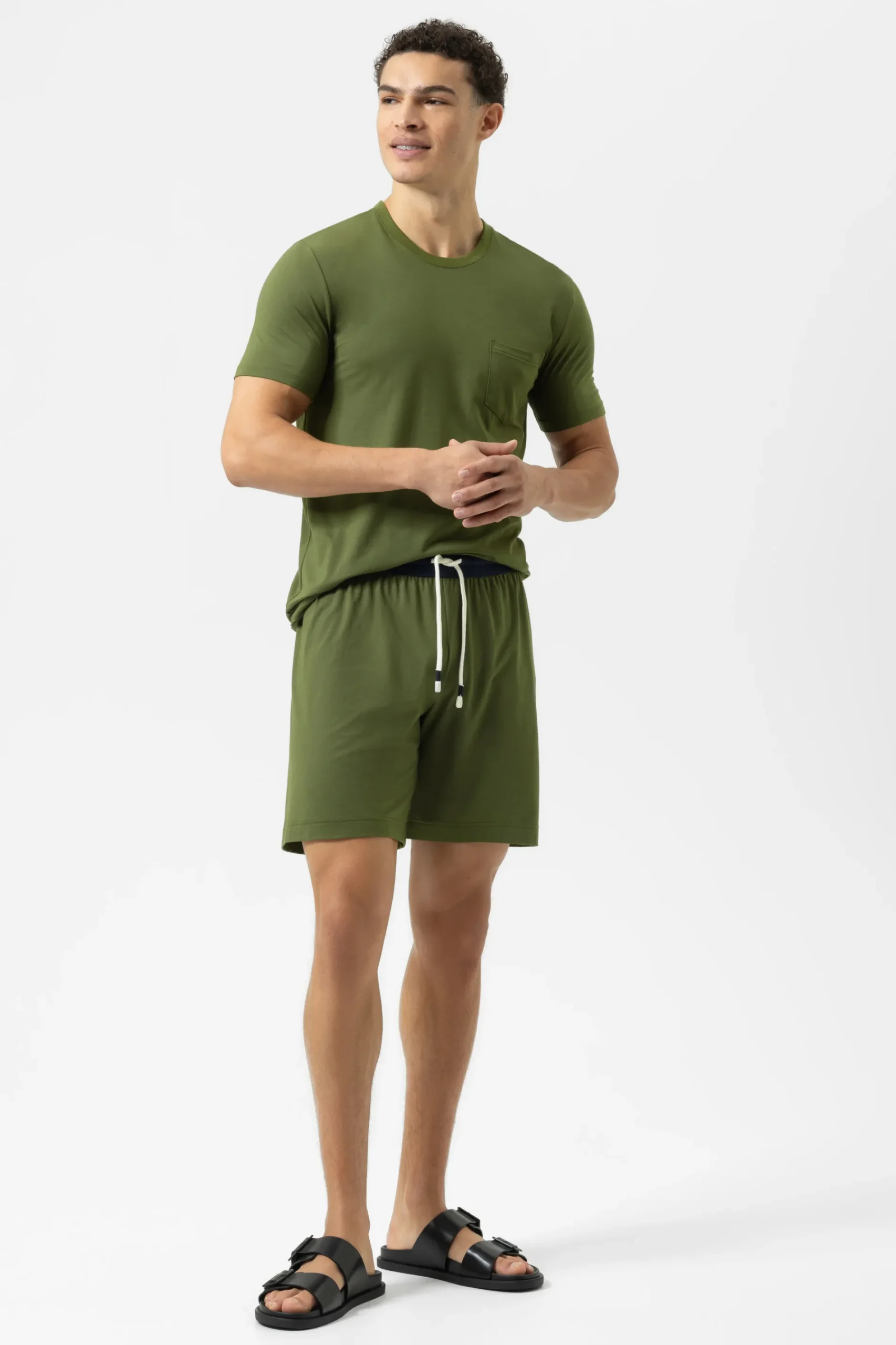 Heren Mey Broeken|Mix & Match*Broek kort Serie Dry Cotton Night