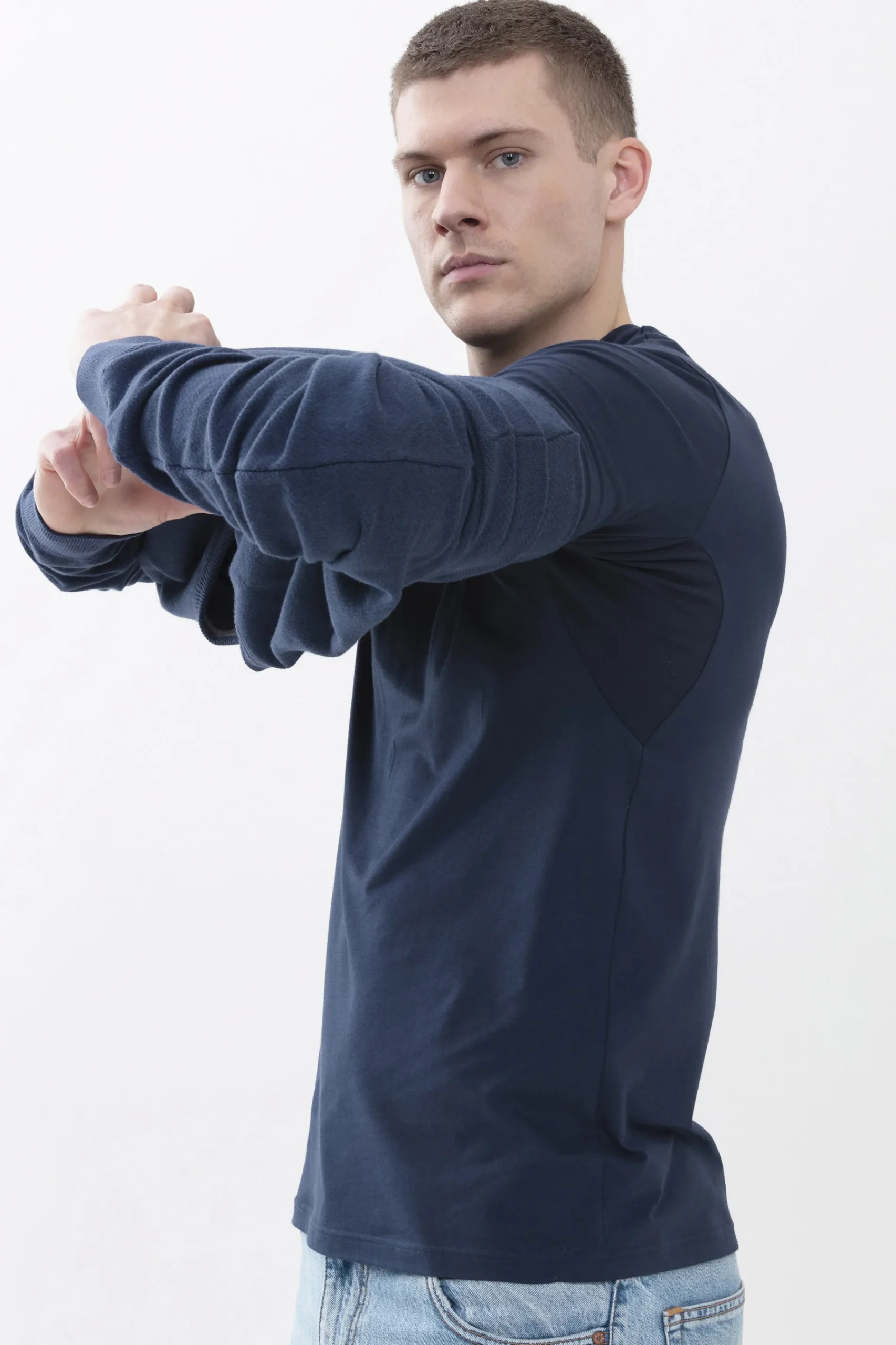 Heren Mey Functioneel Ondergoed*Hybride T-shirt | Lange mouwen Serie Hybrid T-Shirt