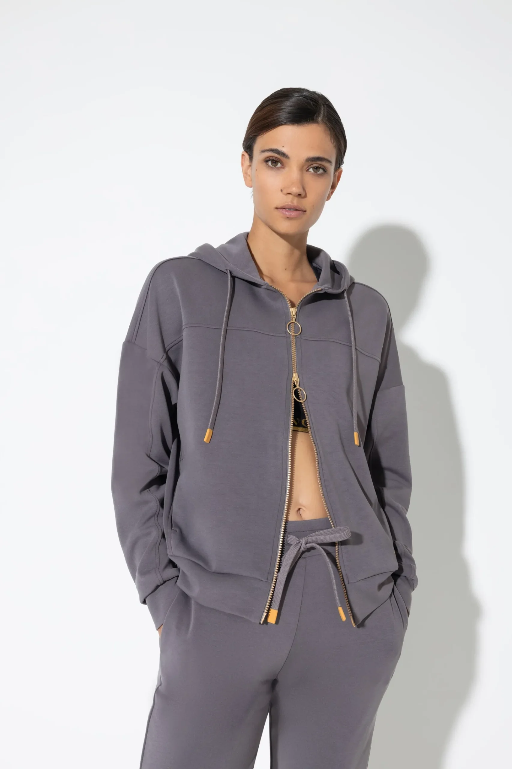 DAMES Mey Soulwear Looks|Tops*Jas met capuchon Serie Pure Softness