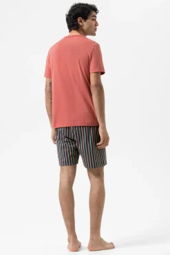 Heren Mey Pyjama's*Kort pak Serie Pure Rose Stripes