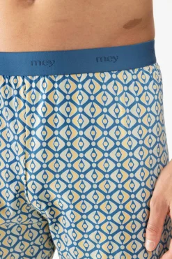 Heren Mey Broeken*Korte loungebroek Serie Geometric Shapes