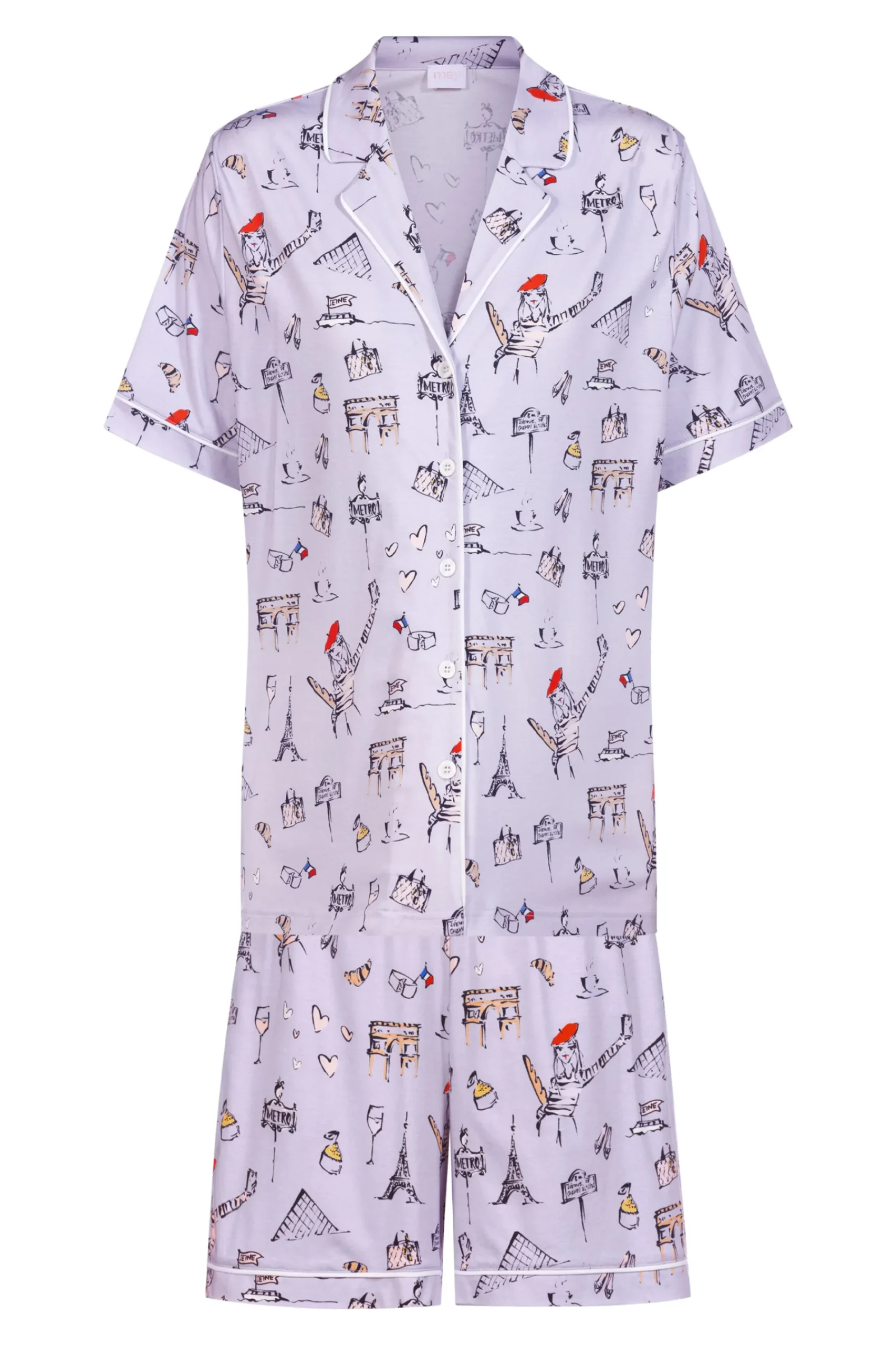 DAMES Mey Pyjama's*Korte pyjama Serie France Sensation