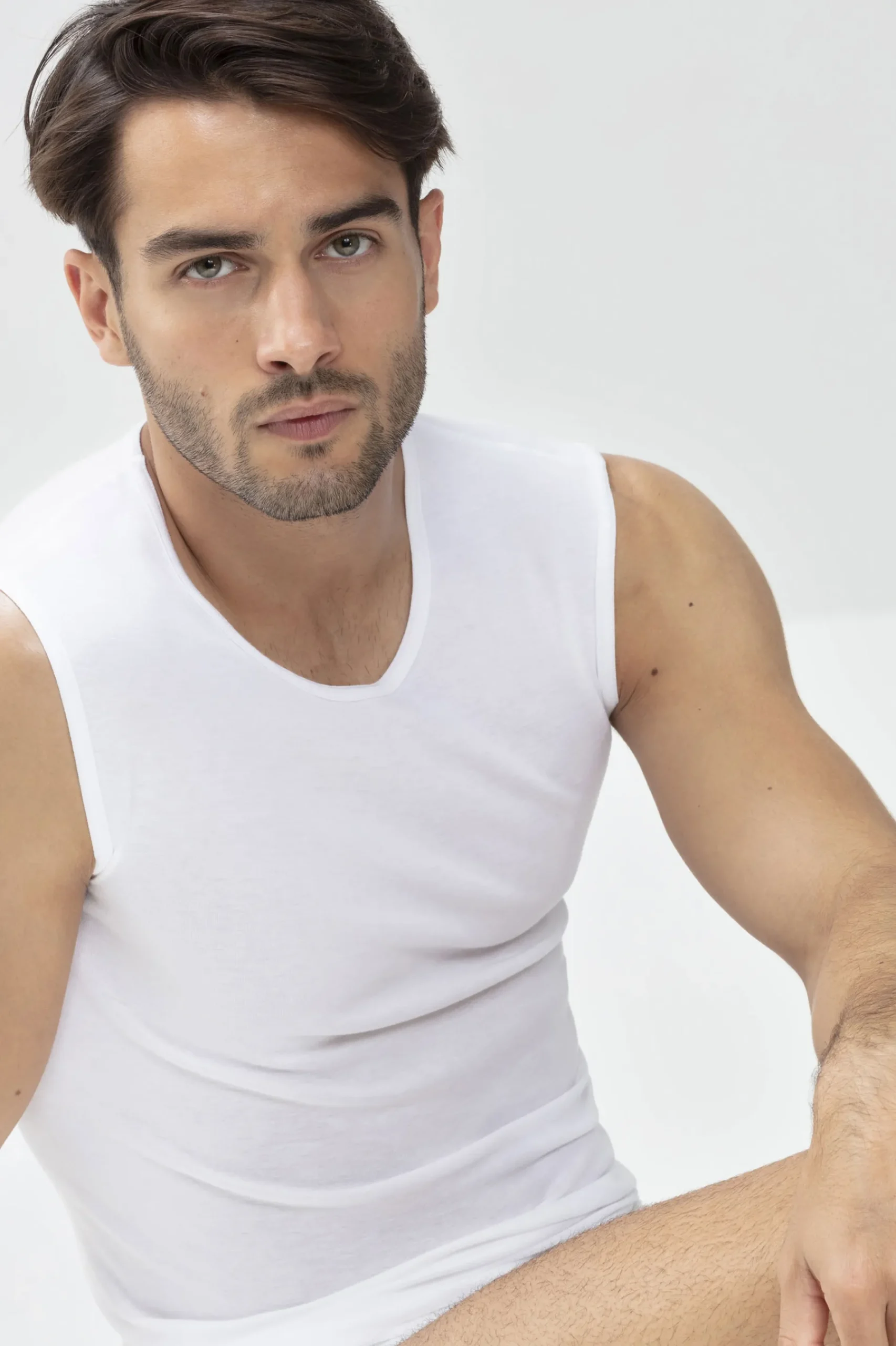 Heren Mey Ondergoed Sets|Ondergoed Grote Maten*Mouwloos herenshirt Serie Casual Cotton