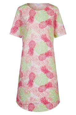 DAMES Mey Nachthemden*Nachthemd met korte mouwen Serie Pink Pineapple