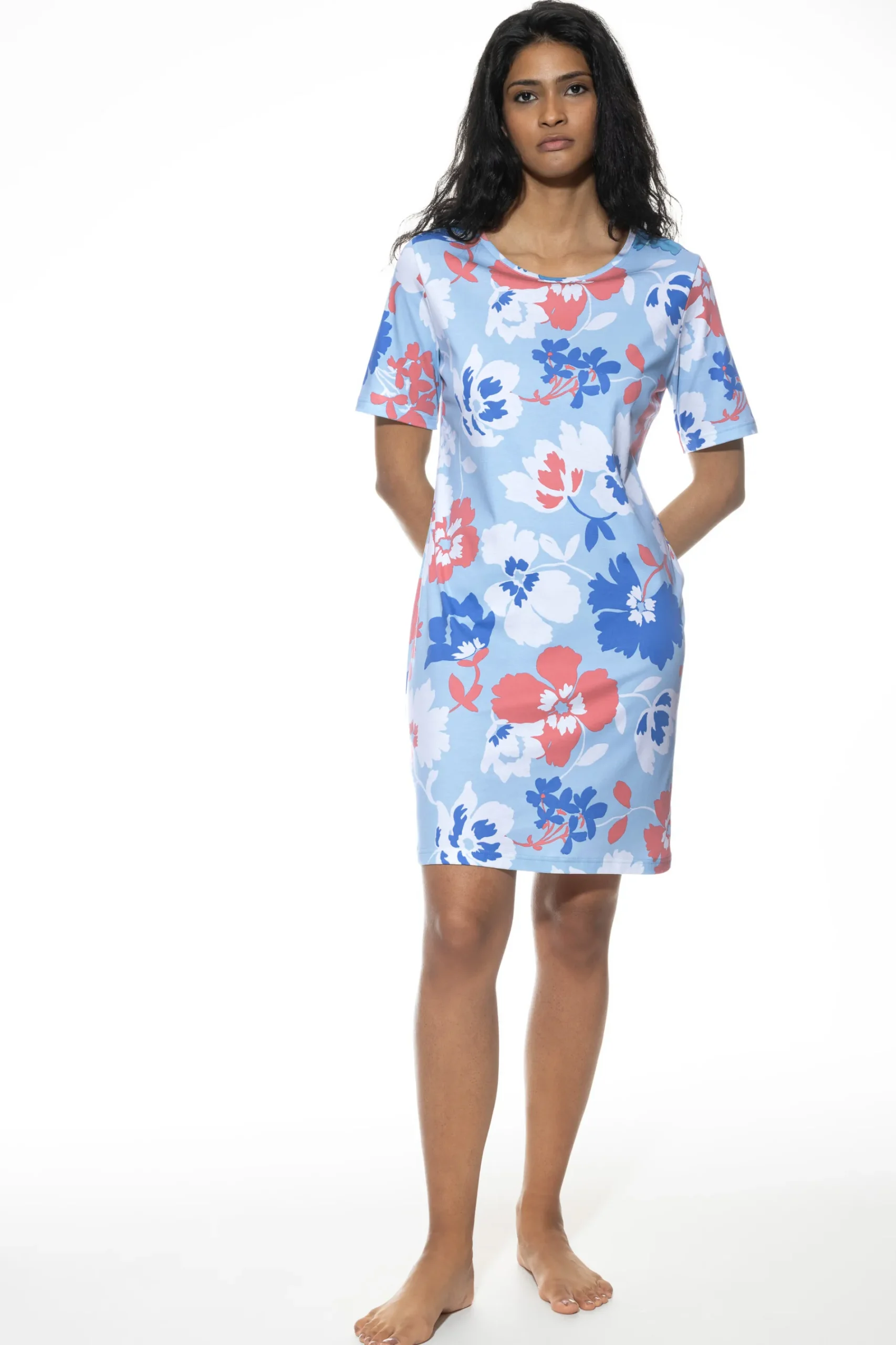 DAMES Mey Nachthemden*Nachthemd met korte mouwen Serie Springrose