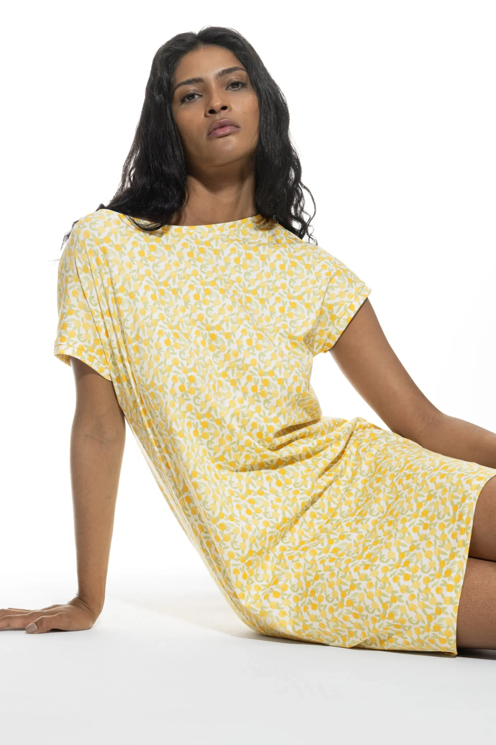 DAMES Mey Nachthemden*Nachthemd met korte mouwen Serie Lemon Dots