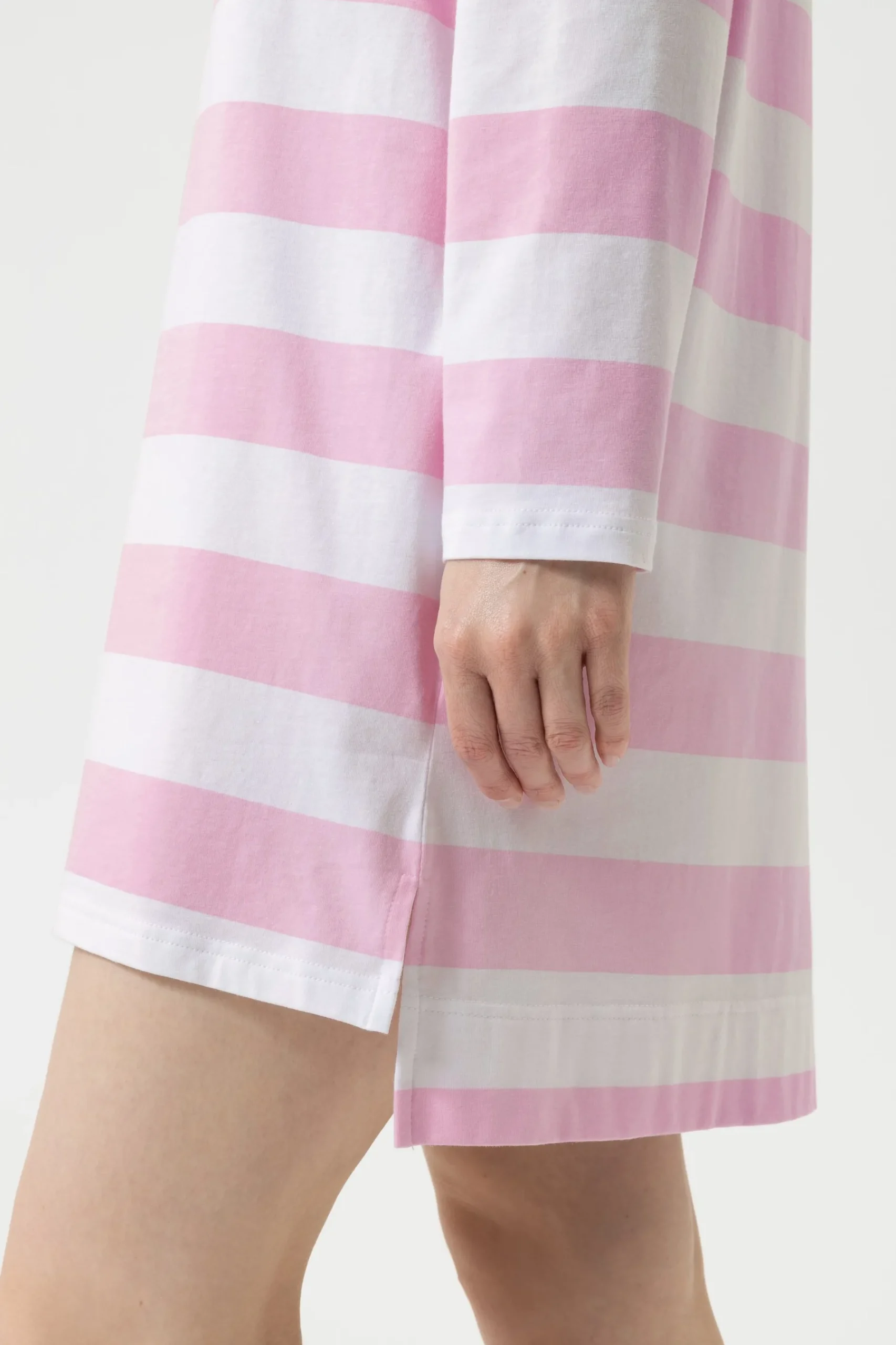 DAMES Mey Nachthemden*Nachthemd met lange mouwen Serie Streaked Lines