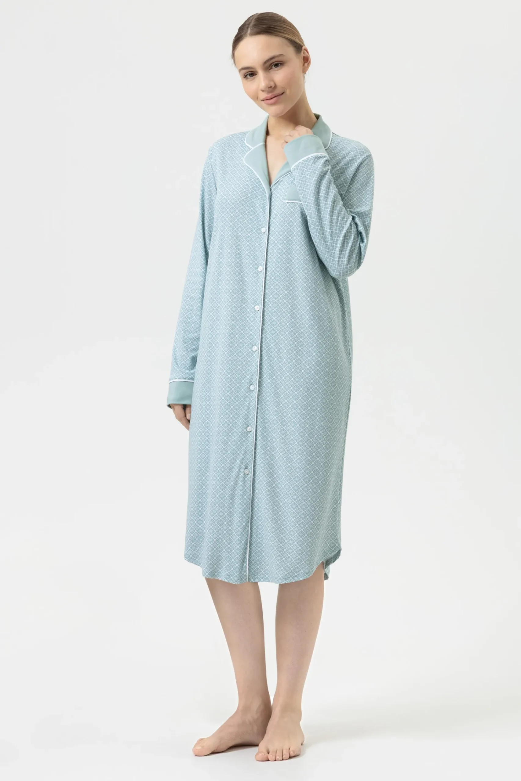 DAMES Mey Nachthemden*Nachthemd met lange mouwen Serie Finest Dreams