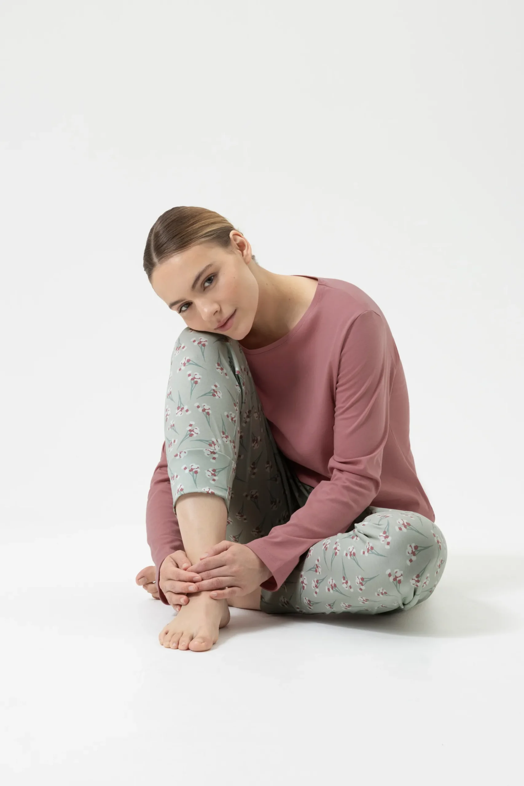 DAMES Mey Pyjama's*Pak 7/8 lang, lange mouwen Serie Blooming Buds
