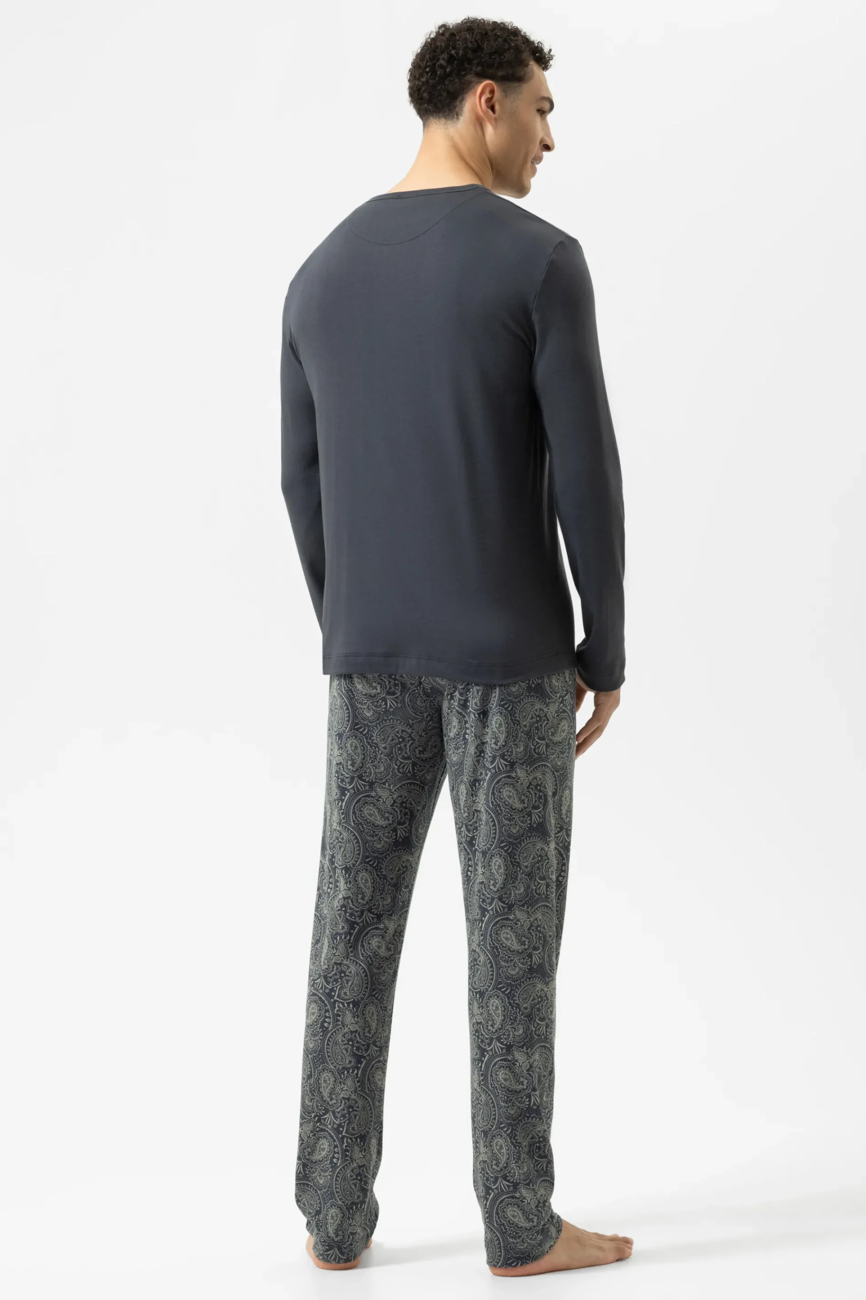 Heren Mey Pyjama's*Pak lang Serie Evening Paisley