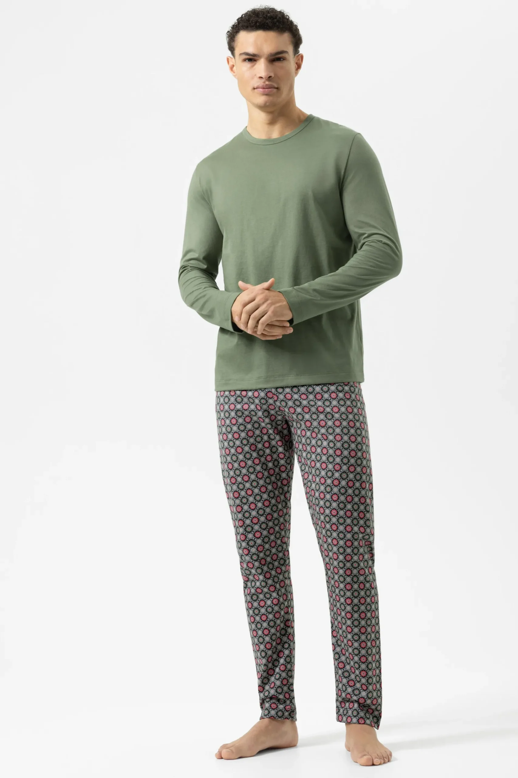 Heren Mey Pyjama's*Pak lang Serie Ornamental