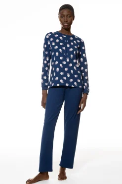 DAMES Mey Pyjama's*Pyjama Serie Scribbled Dots