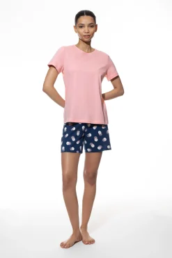 DAMES Mey Pyjama's*Pyjama Serie Scribbled Dots