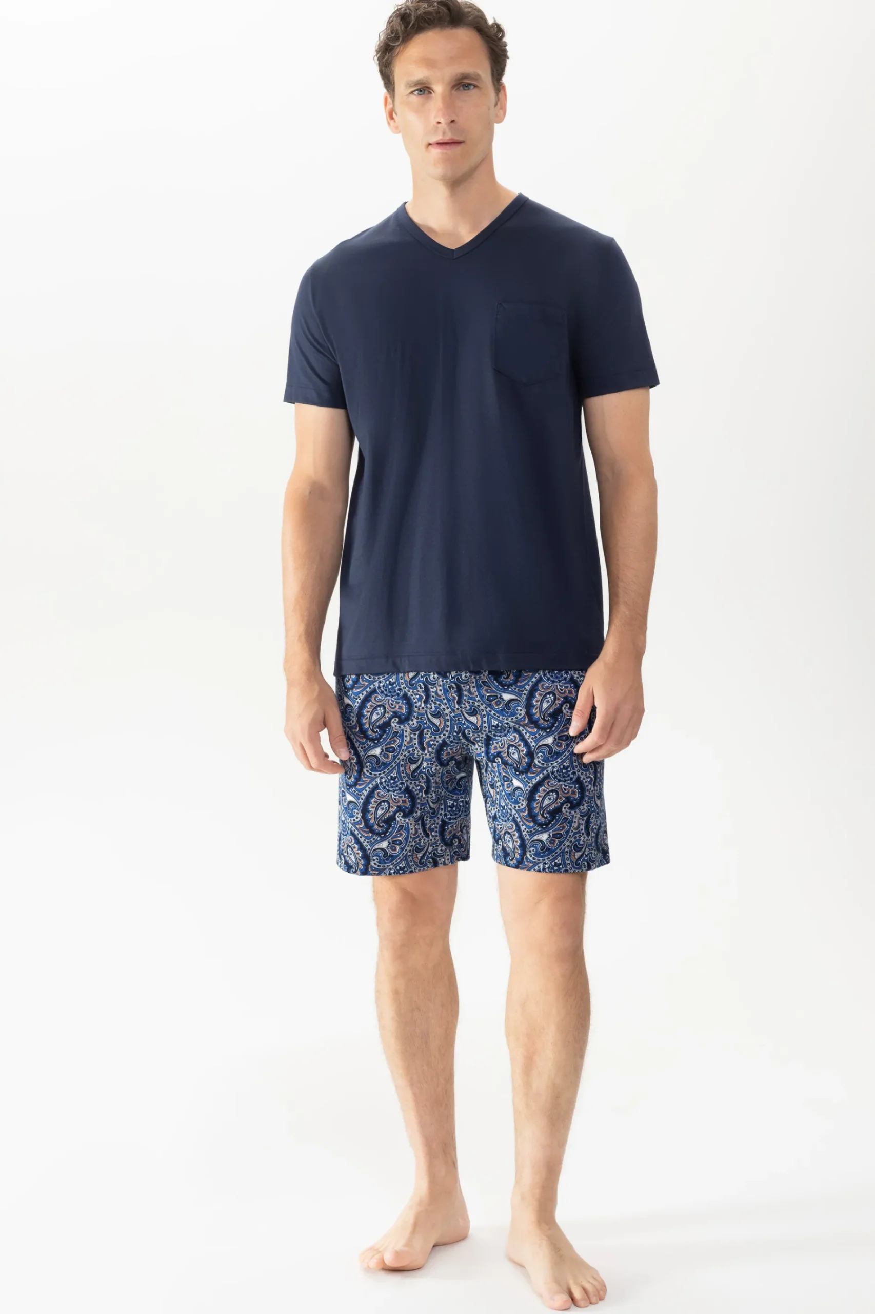 Heren Mey Pyjama's*Pyjama kort Serie High Paisley