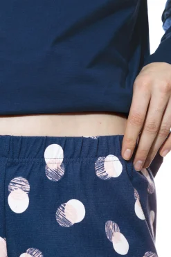 DAMES Mey Pyjama's*Pyjama kort Serie Scribbled Dots