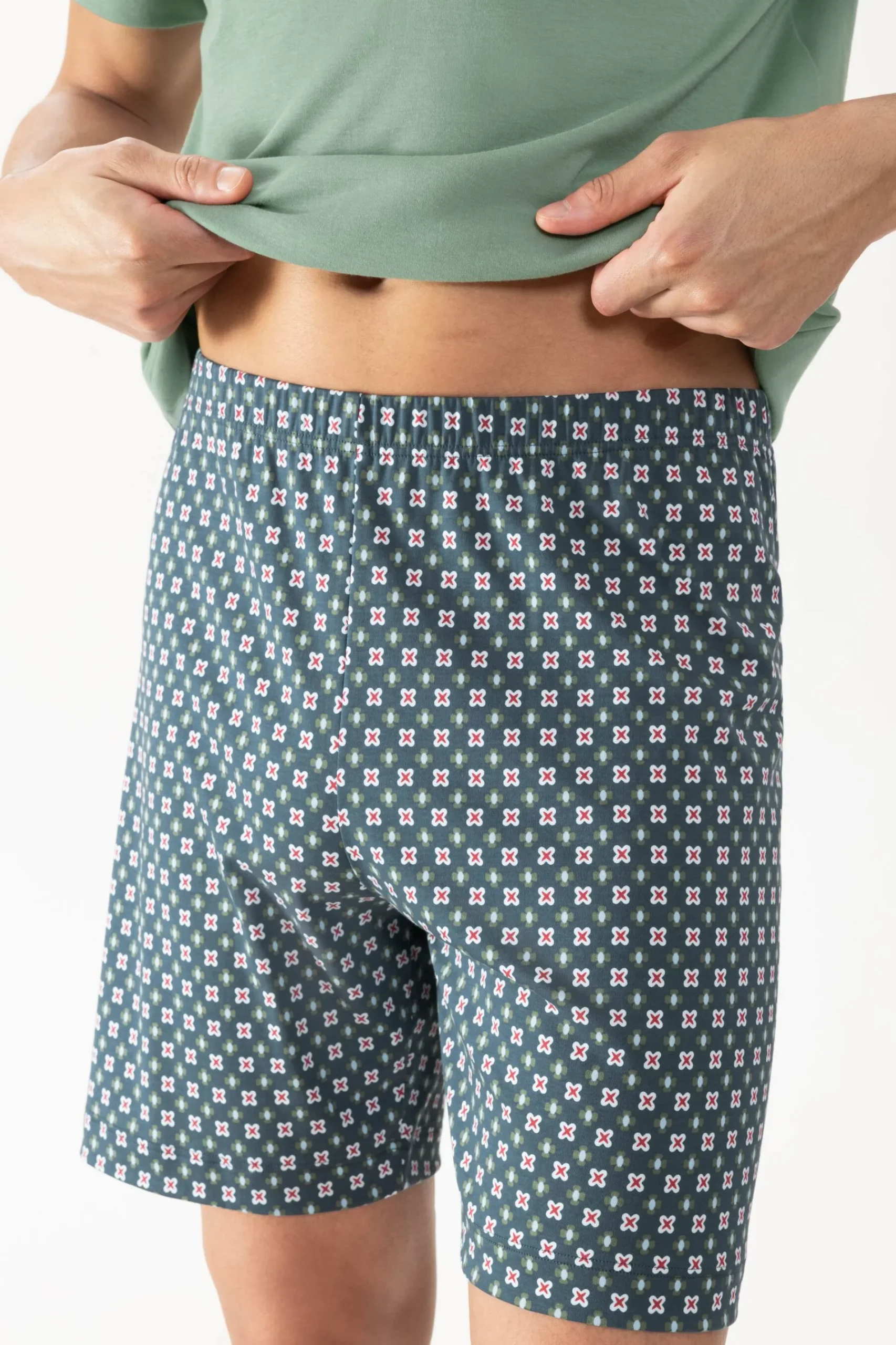 Heren Mey Pyjama's*Pyjama kort Serie Gentlemen Geo
