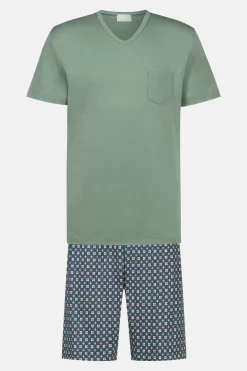 Heren Mey Pyjama's*Pyjama kort Serie Gentlemen Geo