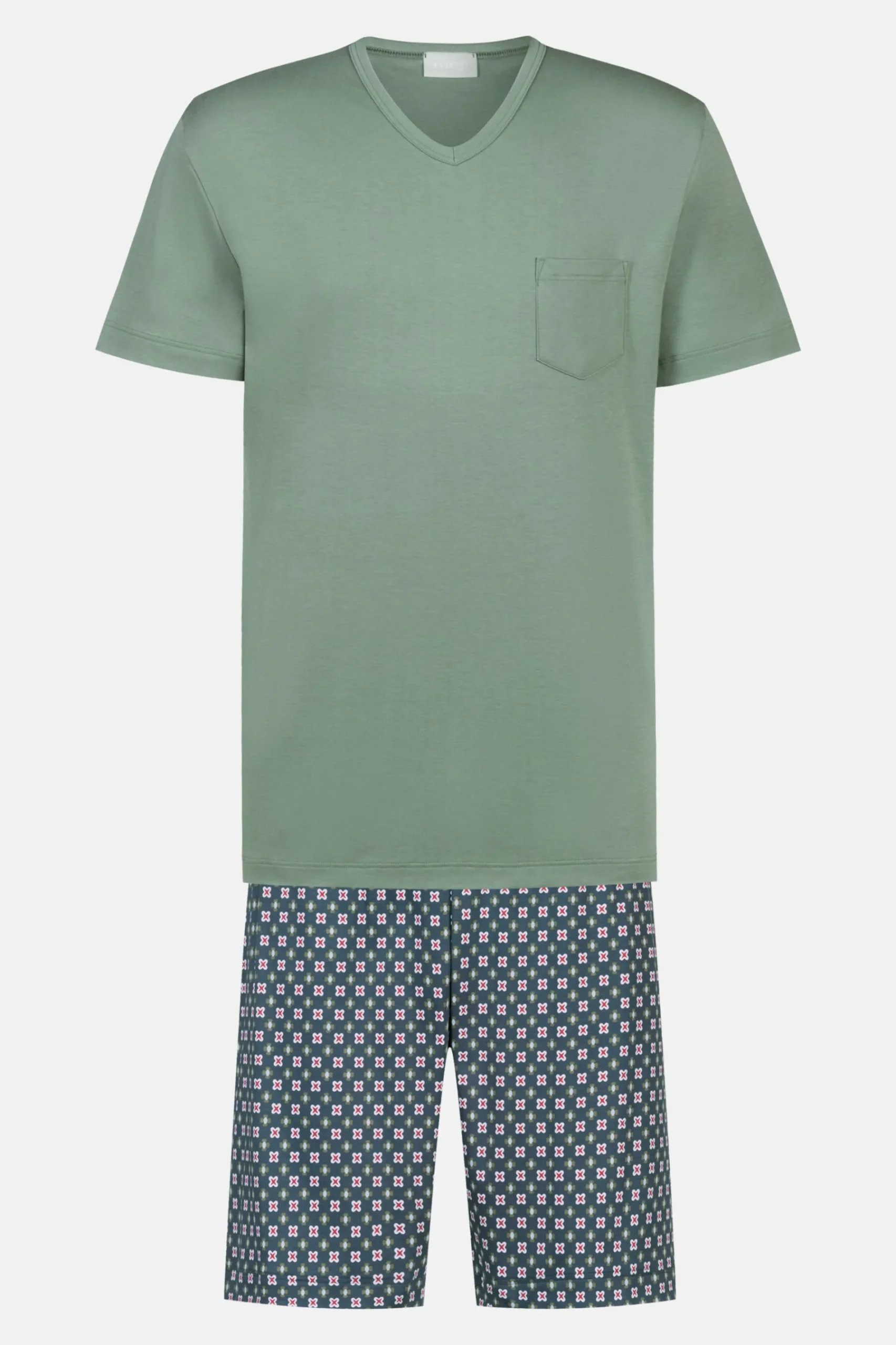 Heren Mey Pyjama's*Pyjama kort Serie Gentlemen Geo