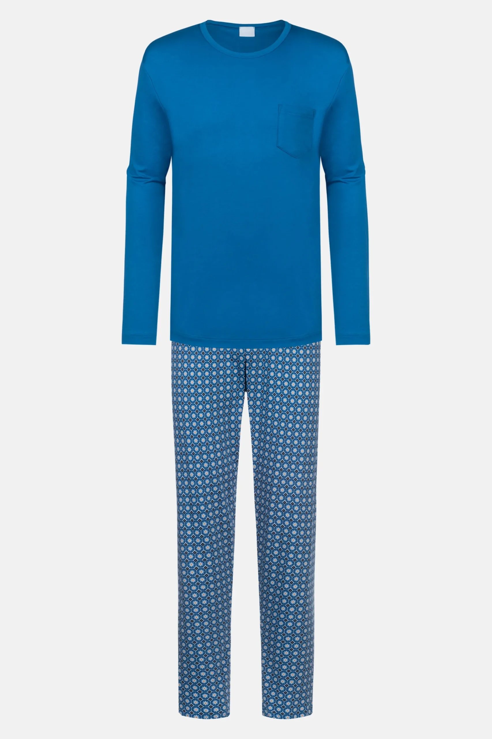 Heren Mey Pyjama's*Pyjama lang Serie Blue Flower