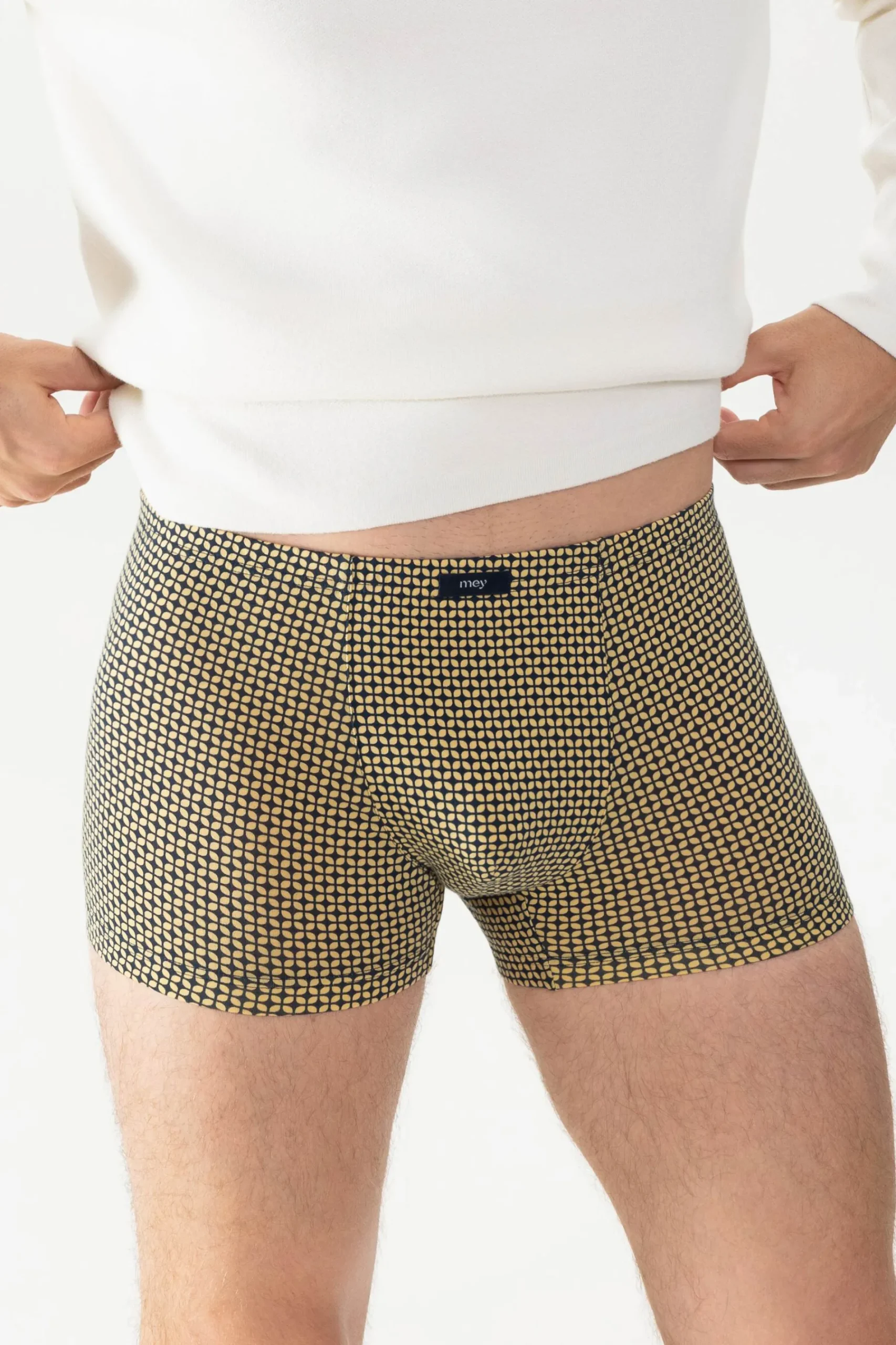 Heren Mey Shorties*Shorty Serie Blue Geo