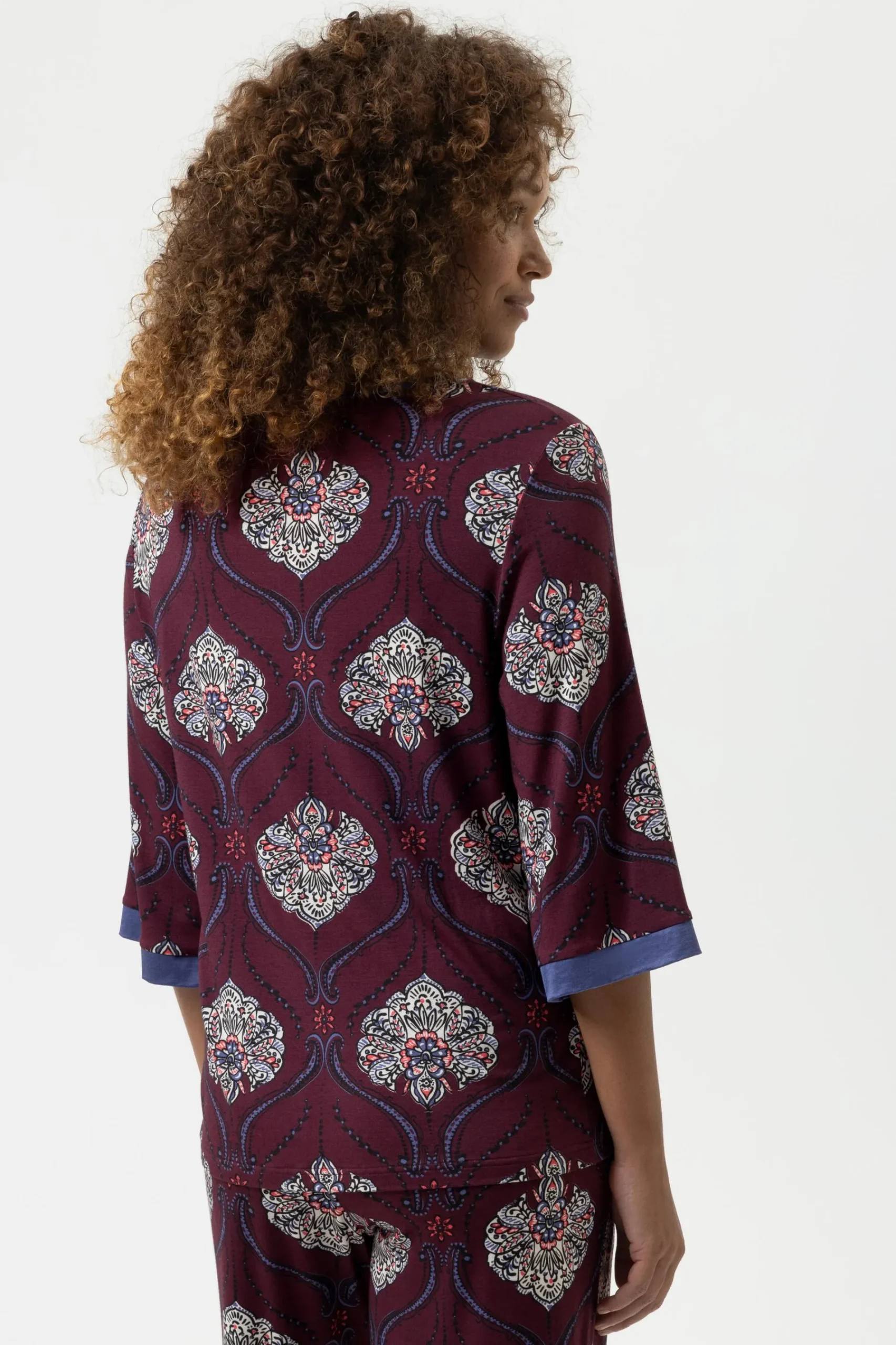 DAMES Mey Bovenstukken|Mix & Match*T-shirt 3/4 mouw Serie Mysterious Ornaments