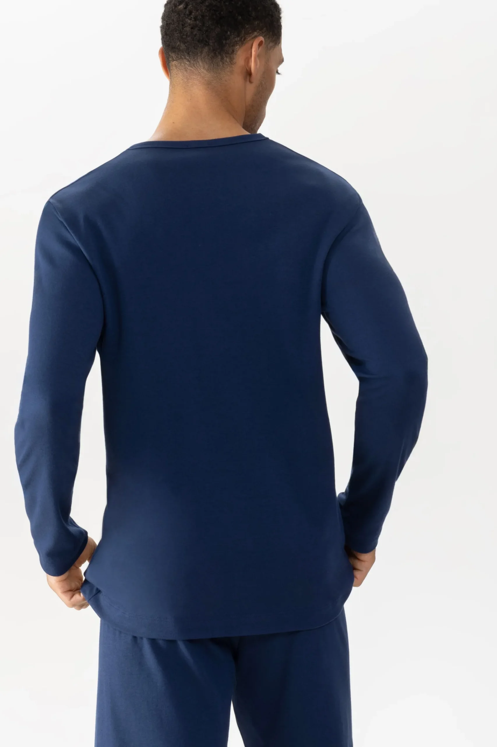 Heren Mey Bovenstukken|Mix & Match*T-shirt met lange mouwen Serie Solid Night