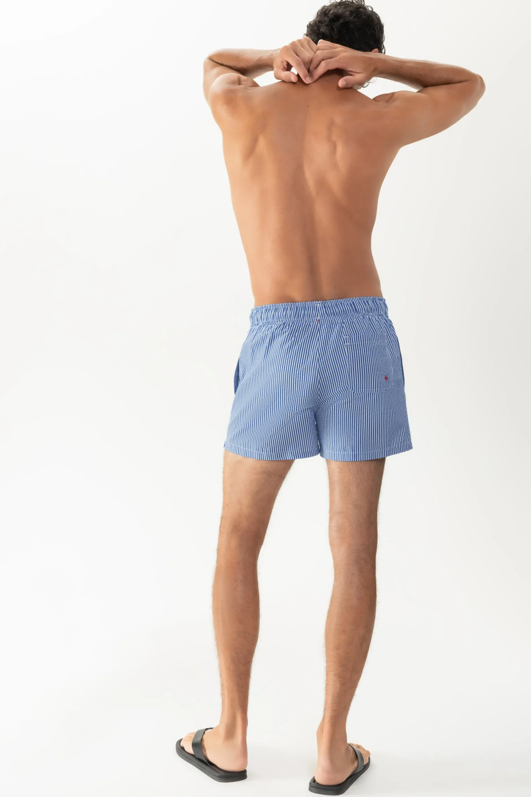 Heren Mey Zwemshorts*Zwembroek Serie Seersucker Breeze Stripes