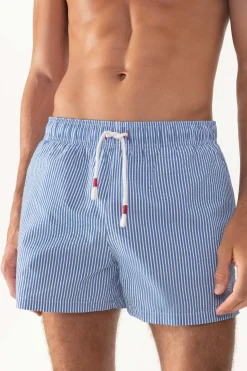 Heren Mey Zwemshorts*Zwembroek Serie Seersucker Breeze Stripes